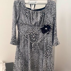 Sparkly Cheetah Print Dress